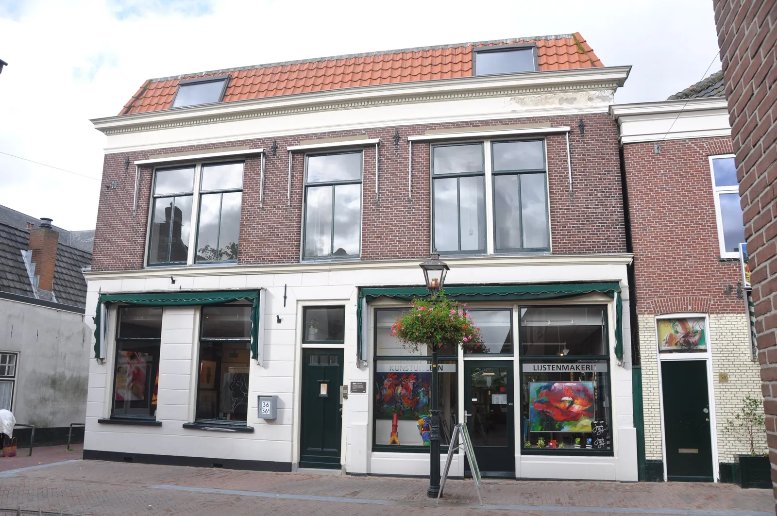 Monumentale panden aan de Dorpsstraat in Zoetermeer